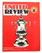 MANCHESTER UNITED v TOTTENHAM HOTSPUR FA CUP 3rd ROUND REPLAY 1979/80 9/1/1980
