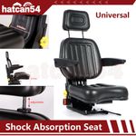 Universal Suspension Seat Tractor Dumper Forklift Mower Digger Seat Waterproof