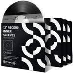 Protect Your Vinyl: 3-Layers HDPE Anti-Static Record Inner Sleeves. High Quality