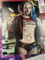Suicide Squad Poster Signed By Margot Robbie With SWAU Authentication