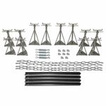 Siting Kit for Shingle Base with 12 Axle Pack Secure Caravan Installation