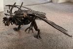 One-of-a-kind Dragon Scrap Metal Sculpture