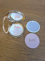 Vintage Gold/Silver Tone Stratton "Convertible" Mirror Compact with Retro Design