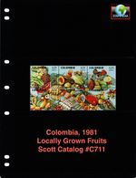 $26.00 Scott Value - 1981 COLOMBIA Fruits South America scarcer CV MNH NH UMM