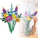 Hot Wildflower Bouquet Set Artificial Flowers with Poppies 10313 Icons Toy Gift