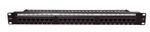 Excel 100-304 24 Port Cat6 RJ45 Patch Panel 1U 19" Punch Down Cable Management