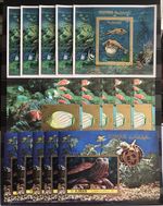 15x Fish / Fishes / Nature on stamps CTO - B311