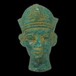 Authentic Ancient Egyptian Antiques Painted Vessel Jar Pottery Figure BC
