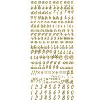 Lowercase Alphabet Script Peeloff Stickers for Card Making Scrapbooking Crafts