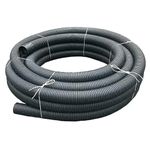 60mm 80mm 100mm Perforated Land Drain 5m 10m 25m 50m Pipe Coil Black Flexible