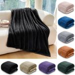 LUXURY FAUX FUR BLANKET BED THROW SOFA SOFT WARM FLEECE THROW SINGLE DOUBLE KING