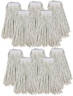 Kentucky Mop Head 16oz Replacement Commercial Cotton Heavy Duty Large 10 Pack