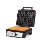 Salter Waffle Maker Non-Stick Iron Plates Adjustable Temperature Control 1600W