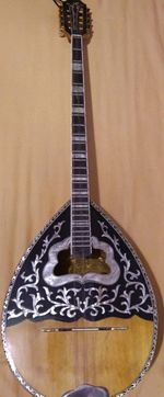 greek bouzouki 6 string &  300 backing track with pdf scores& hardcase & pickup