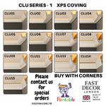 Premium Coving Cornice Molding Modern Xps Ceiling LED DIY Paintable - CLU Series
