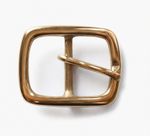 1" Inch - 25mm Brass Buckle Solid Cast Brass Full Buckle Square With Round Edges