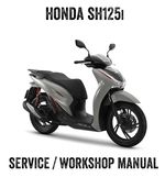 2020 Onwards Honda SH125 SH125i Scooter Repair Workshop Service Manual PDF File