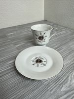 Celebrity Fine China Nocturne Footed Tea Cup And Saucer Set 5360TC-2