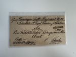 1833 Austrian Military Cover – Čáslav to Raab, Stampless Folded Letter, Red Wax
