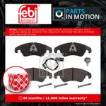 Brake Pads Set Front 116021 Febi 4G0698151 4G0698151AA 4G0698151L 8K0698151AD