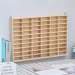 60 Grids Wooden for Hot Wheels Diecast Car Matchbox 1:64 Display Storage Rack UK