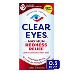 Clear Eyes Maximum Redness Relief Eye Drops 15ml Rapid Action USA Import