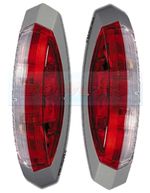 PAIR OF HELLA RED AND WHITE CLEAR SIDE END MARKER LAMPS LIGHTS CARAVAN MOTORHOME