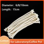 Cotton Lamp Wick Dia-6mm 8mm 10mm Length-15cm for Kerosene Oil Alcohol Lamp