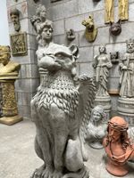 (NEW) Griffin Statue Garden ornament concrete sculpture ,Great detail stunning *