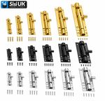 SLIDE BOLT Bathroom Toilet Shed Door Lock Catch Latch Small , Medium , Large !!!