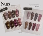 FAUVE Nuts Reflective Glitter Magnetic Gel Nail Polish 16 Colors Korean