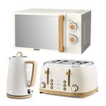 GEEPAS 20L Microwave Oven 4 Slice Toaster & 1.7L Electric Kettle Set NordiQ
