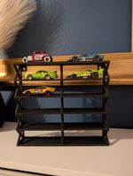 Hot Wheels Display Shelf - Wall Mountable Rack for 12 Cars - 1:64 Diecast Holder