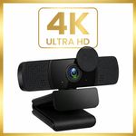 4K Ultra HD 60fps Webcam USB AutoFocus Web Camera With Microphone For PC Laptop 