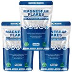Magnesium Flakes 3kg | 100% Pure Magnesium Chloride | Bath Soak for Muscle Relax