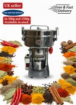 Commercial Electric Grain Spice Grinder Stainless Steel 500g–1500g 2–3kW
