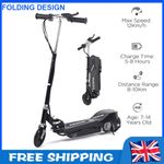 Folding Electric Scooter Kids E-Scooter Adjustable Height For Kids Ages 7-14 🎁-