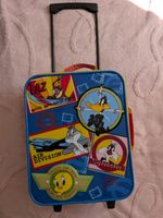 Looney Tunes Kids Rolling Luggage Trolley Suitcase Taz Bugs Tweety 1998