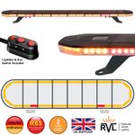LED Beacon Light Bar 1200mm Stop / Brake Tail Indicators STI Amber Recovery 4ft