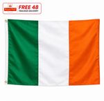 Ireland flag 5X3ft Irish Tricolour with Two Brass Eyelets Indoor/Outdoor