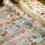 20 Rolls Vintage Washi Tape Set Butterfly Flower Plant Masking Tape (3 Rolls Bro
