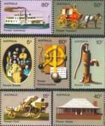 1972 Australia Pioneer Life Series MNH Set [5c/10c/15c/40c/50c/60c/80c] Stamps