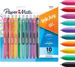 Paper Mate InkJoy Gel Pens Assorted Colours Medium Point 0.7mm 10 Count