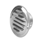 Round 304 Stainless Steel Air Vent Grille with Fly Screen Mesh Exhaust3510