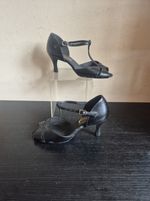 Freed of london Dance Shoes Size UK 6.5  Hook Buckle Fastening Made In En  (J1)