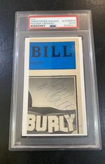 Christopher Walken Cut Playbill Auto PSA DNA Certified