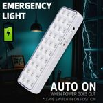 Power Outage LED Emergency Light Portable Wall-Mounted Rechargeable Automatic La
