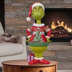 20 inch The Grinch With Ugly Sweater Statue By Jim Shore