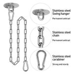Stainless Hammock Heavy Duty Hanging Hook Kit Swing Chair Bracket Hardware UK