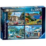 Ravensburger Happy Days Look North 4 x 500 Piece Jigsaw Puzzle Set